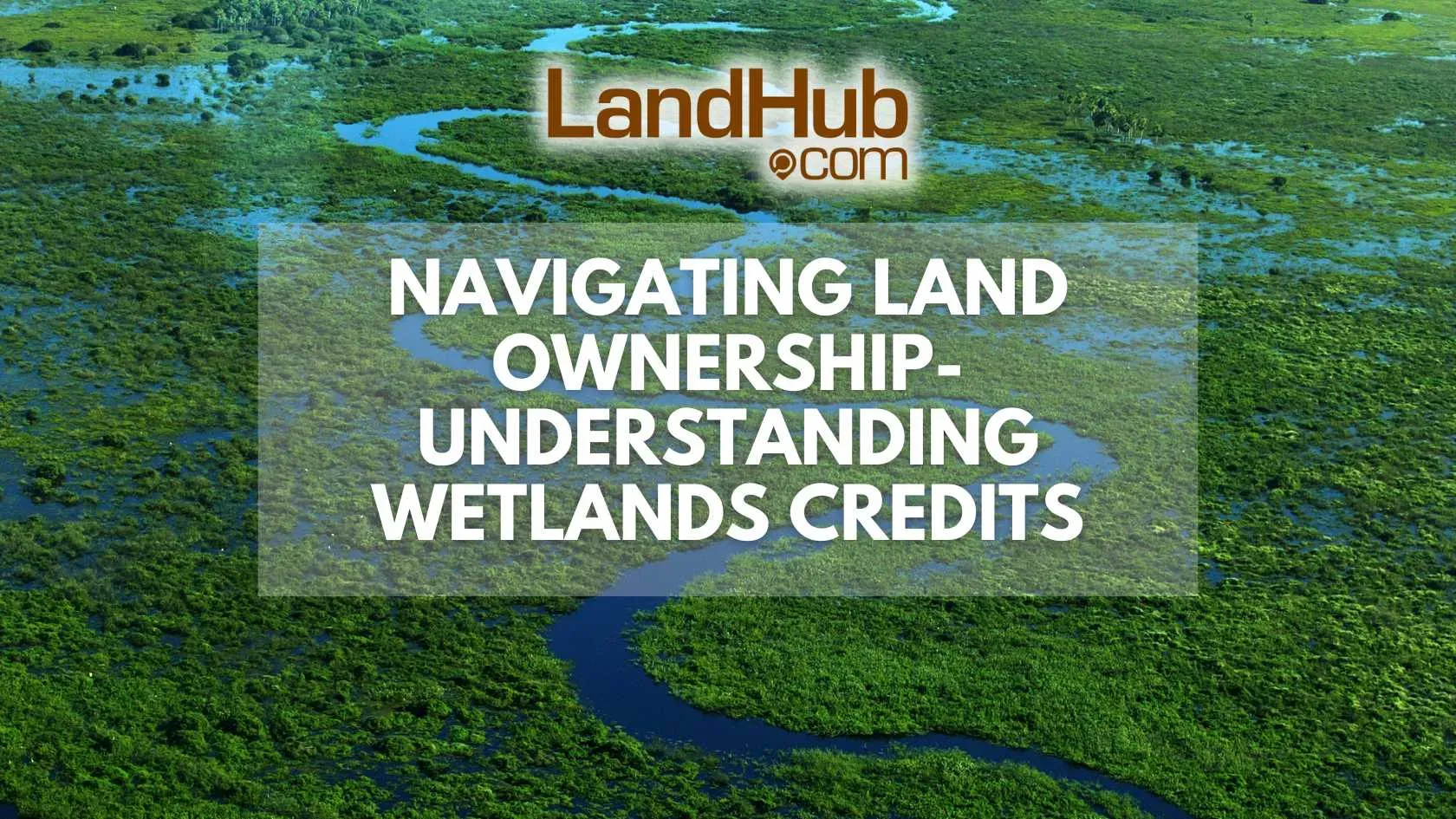 Navigating Land Ownership - Understanding Wetlands Credits  LandHub