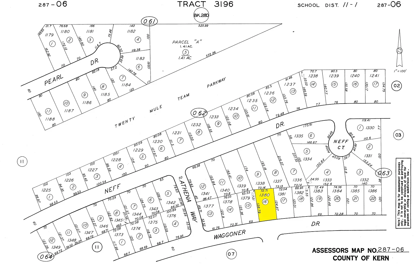 L400341 .21acre Residential Lot In California City, Kern County, Ca